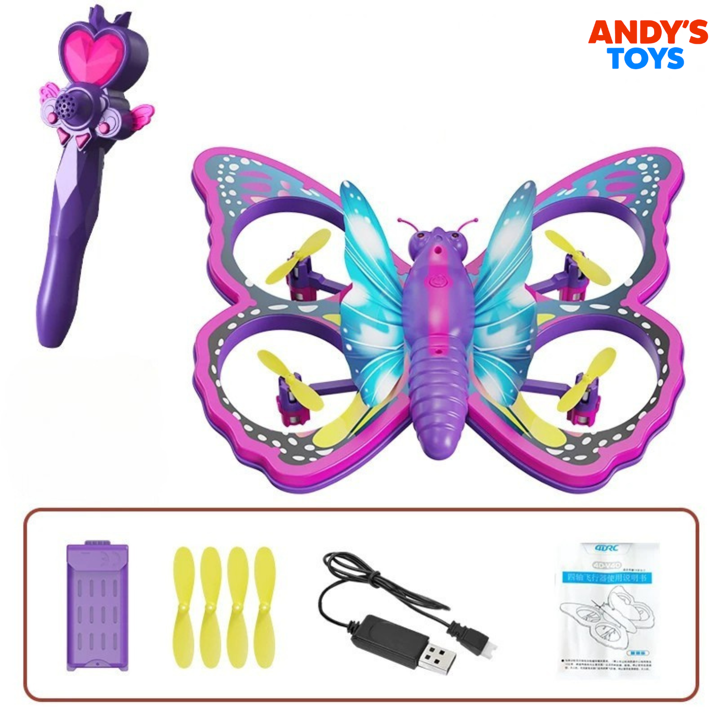 FlutterFly - RC Butterfly Drone