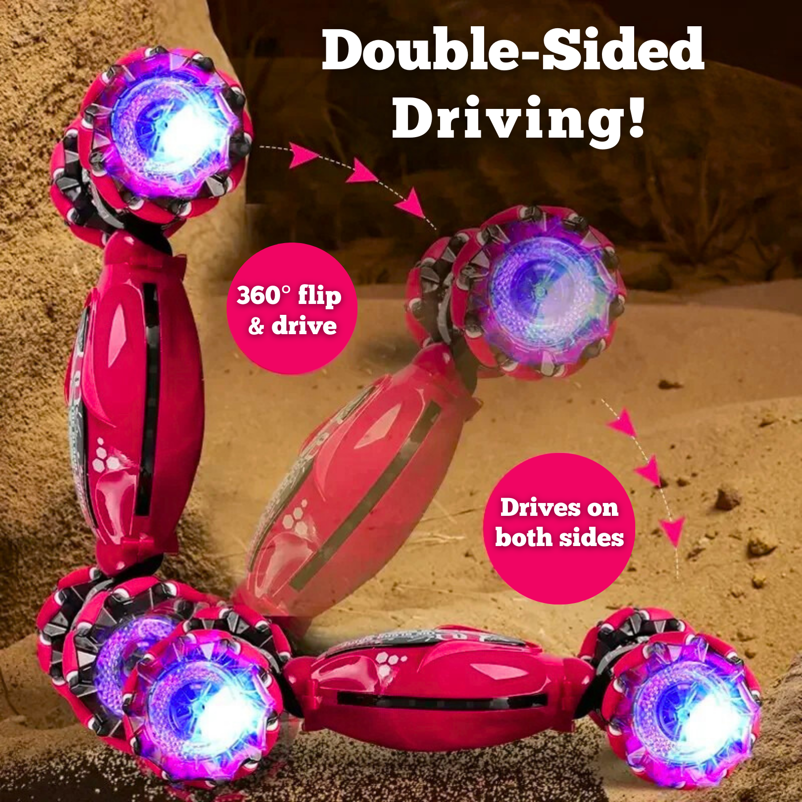 Gesture Sensing Stunt Car (Comes with Gesture Watch + Remote Control)