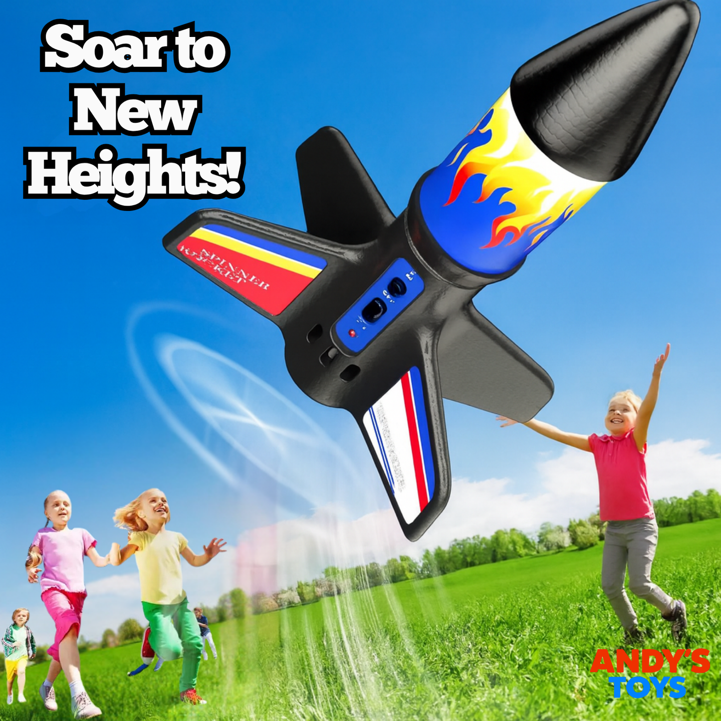 SkySpinner™ – Parachute Rocket Launcher