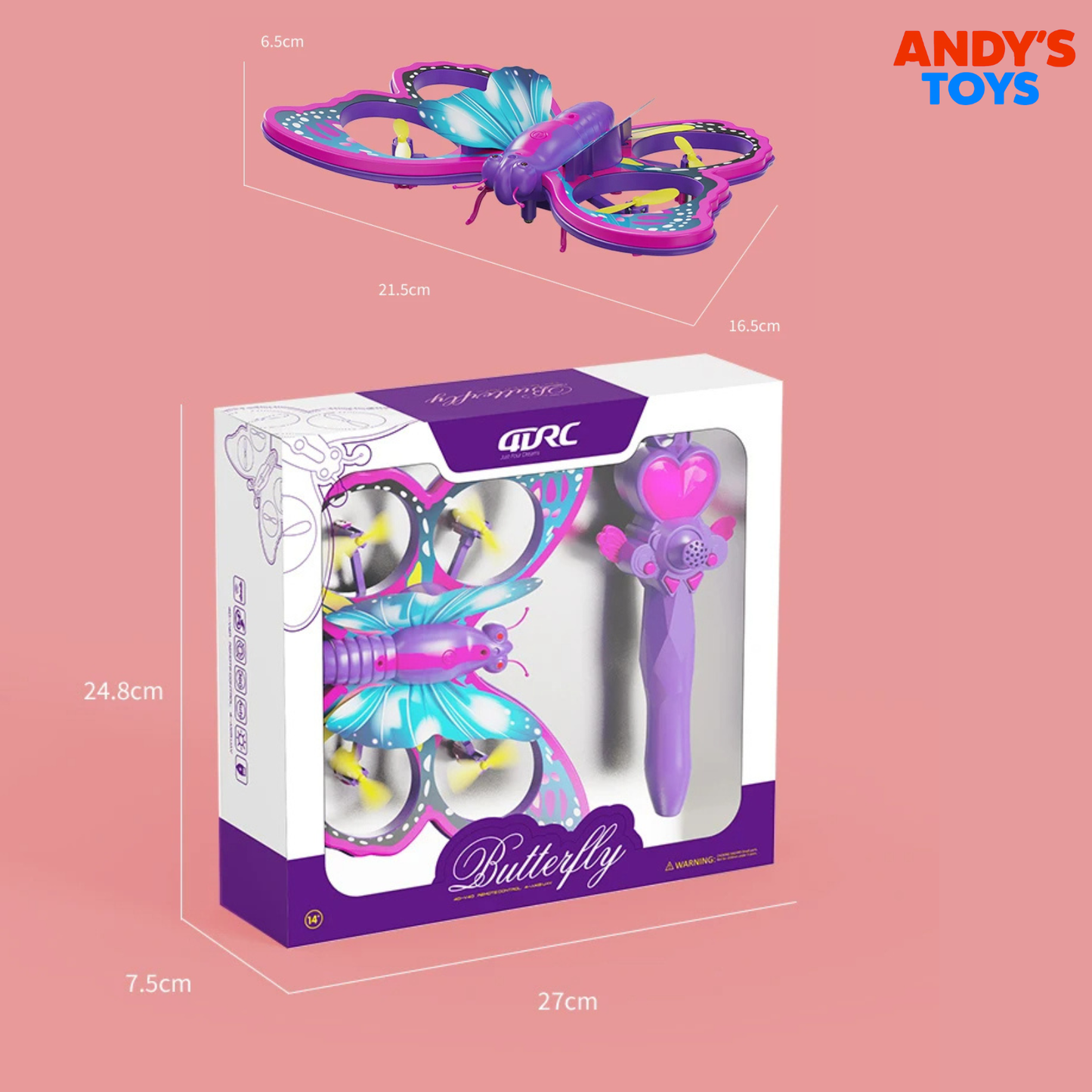 FlutterFly - RC Butterfly Drone