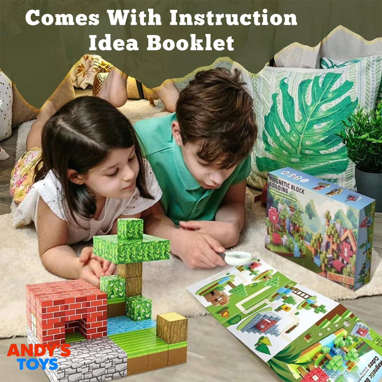 PixelCraft™ - Magnetic Building Blocks