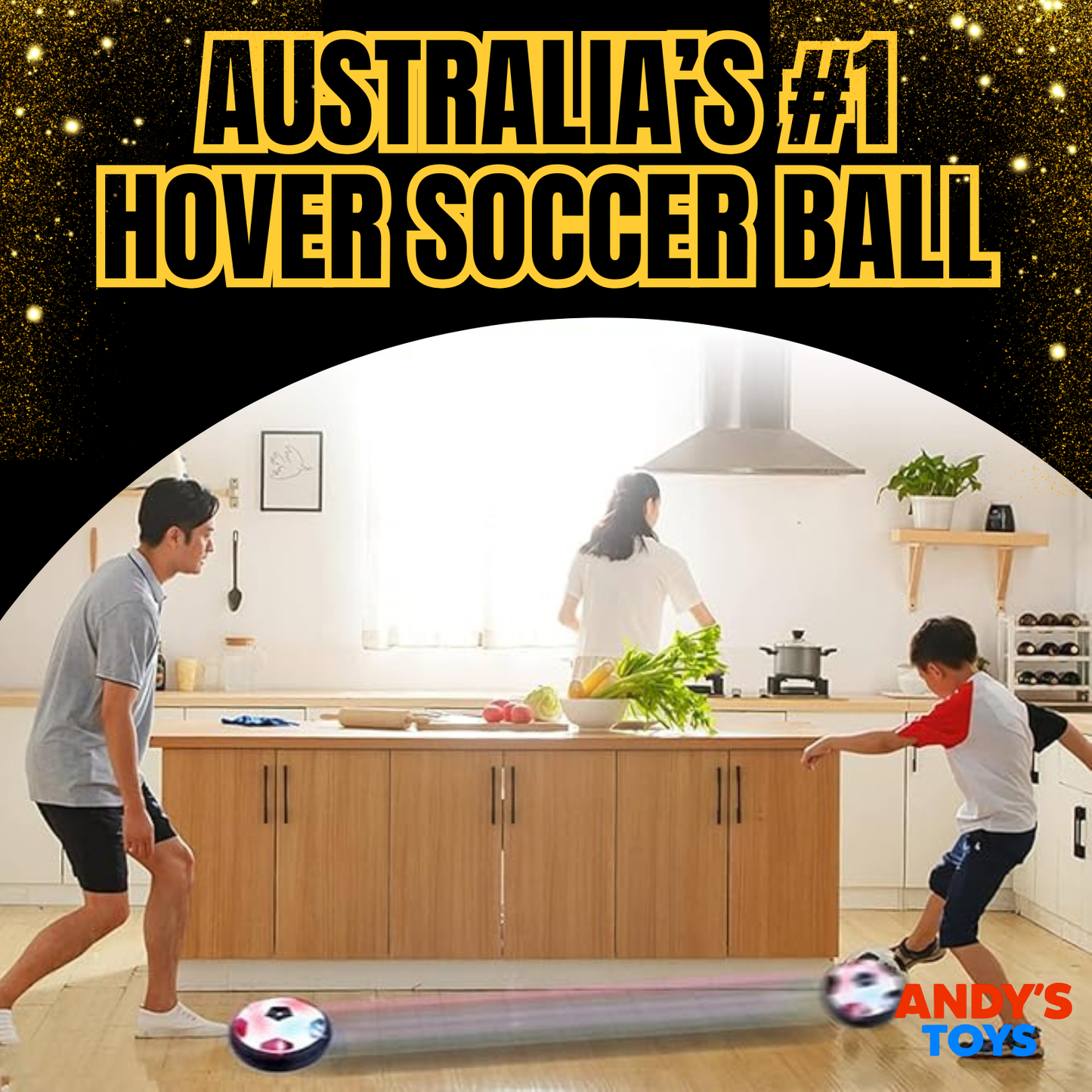 Australia’s #1 Hover Soccer Ball – LED Lights & Safe Indoor Play