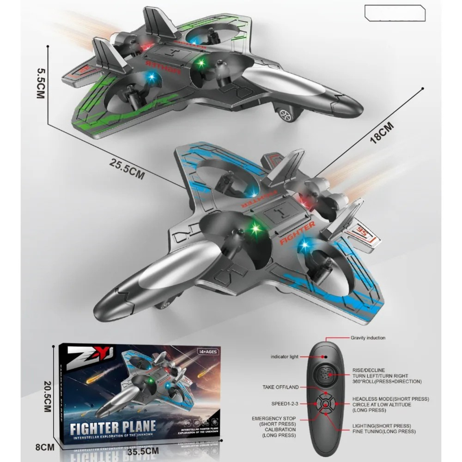 StarFighter™ RC Jet – Ultimate Indoor Flight Experience!