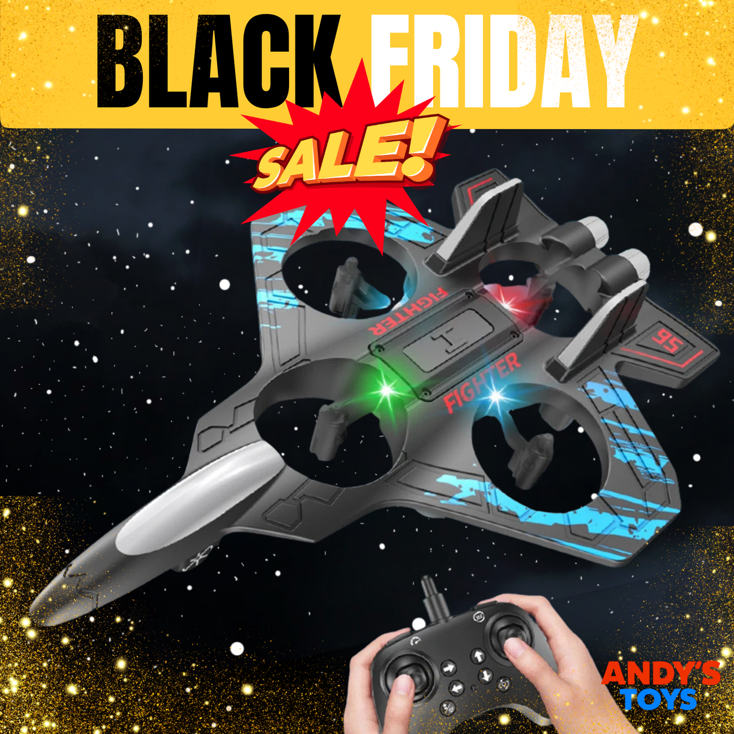 StarFighter™ RC Jet – Ultimate Indoor Flight Experience!